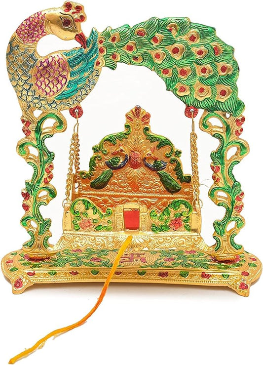 Vatikala Laddu Gopal Jhula, Meenakari work Jhula , Janmashtmi Special Gift ,Home decor